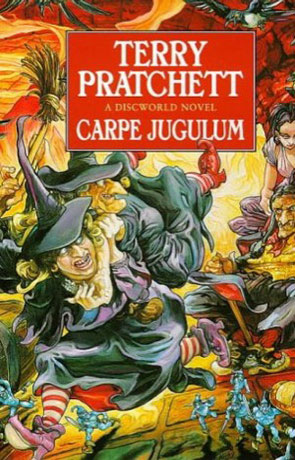 Carpe Jugulum, a novel by Terry Pratchett