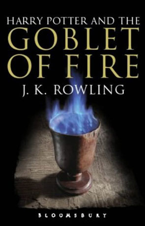 The Goblet of Fire, a novel by J K Rowling