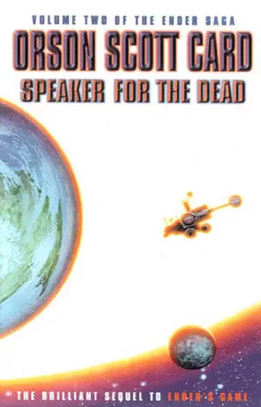 Speaker for the Dead, a novel by Orson Scott Card